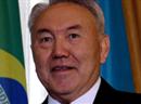 Präsident Nursultan Nasarbajew: «Ich bin zuversichtlich, dass die Menschen für ihre Zukunft und die Zukunft ihrer Kinder stimmen, für ein blühendes Kasachstan.»