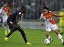 Monaco-Star Falcao  gegen Sane von Bordeaux.