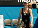 Martina Hingis spielt im Doppel.