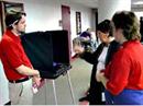 OSZE-Beobachter in einem Wahlbüro in Virginia.