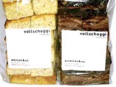 Frisch aus dem Backofen: Brownies und Whities von Vollschoggi.ch.