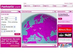 Helvetic Airways Website.