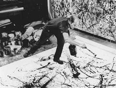 Der Künstler Jackson Pollock lebte nur von 1912 bis 1956.