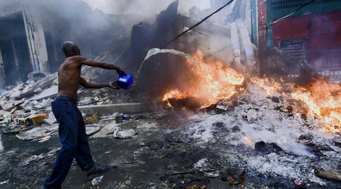 Bilder der Zerstörung auf Haiti.