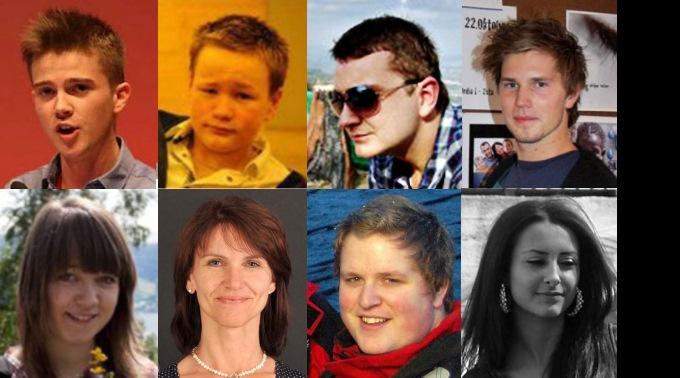 Der Stimme und des Lebens beraubt, während der Mörder weiter krakeelt: 8 der Opfer von Norwegen