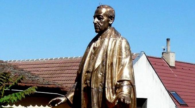 Die Neuauflage der Woodrow-Wilson-Statue.