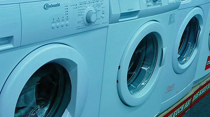 Waschmaschinen und weitere Elektronische Geräte im Haushalt nehmen zu.