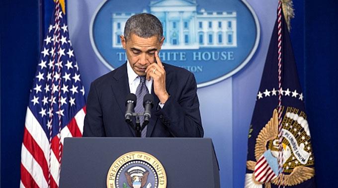 Obama macht den Opfern des Terroranschlags in Boston mut, er verspricht das Auffinden der Täter. (Archivbild)